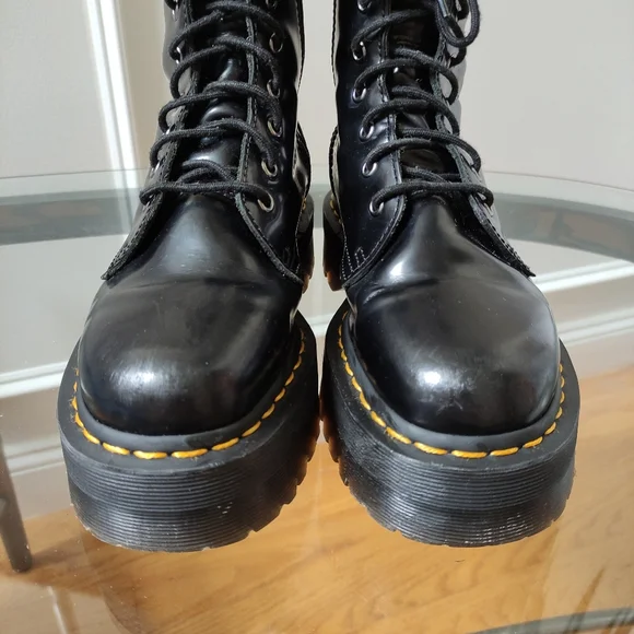 Dr Martens Jadon Platform Combat Boots Men's 7 Fit Women's 8.5 - Picture 8 of 13
